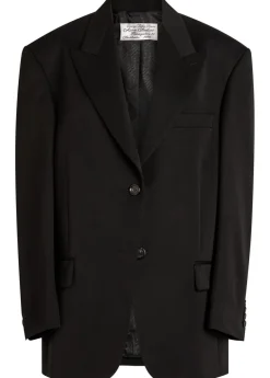 Wool gabardine blazer