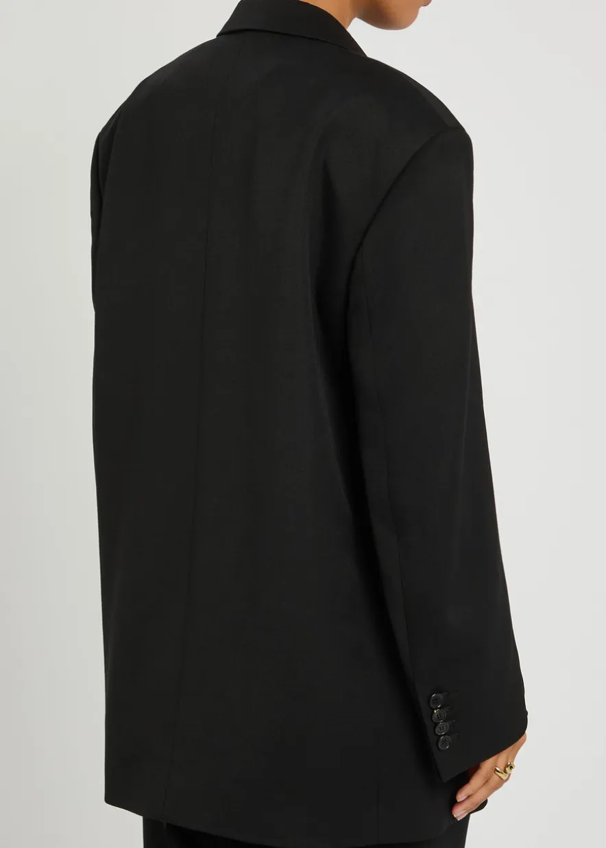 Wool gabardine blazer