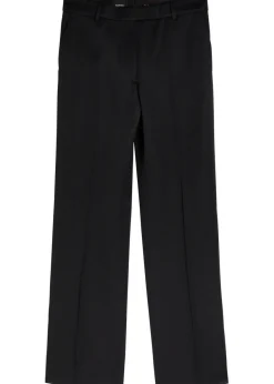 Wool gabardine trousers