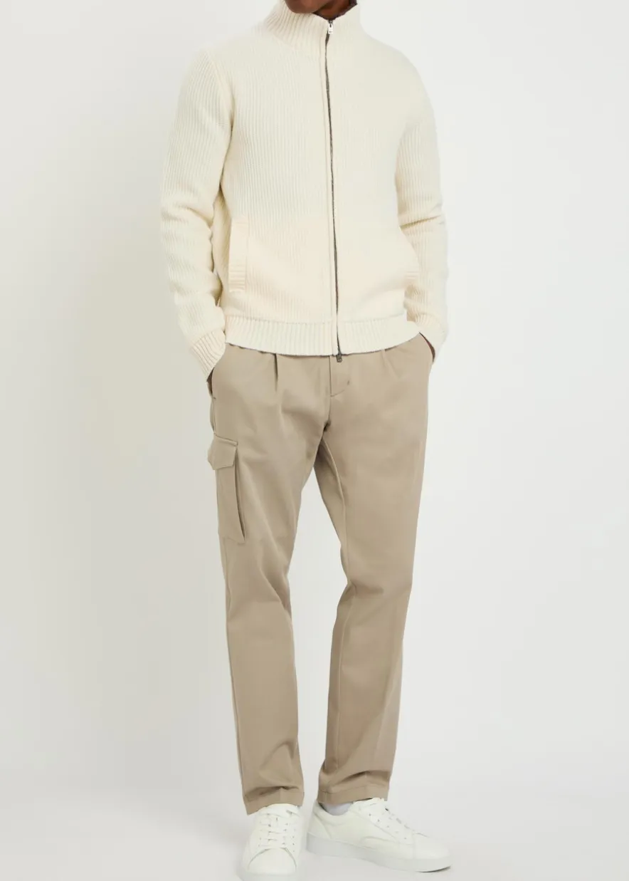 Wool-knit jacket