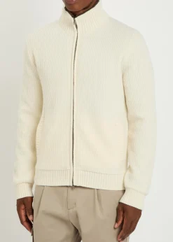 Wool-knit jacket