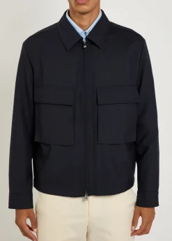 Wool overshirt