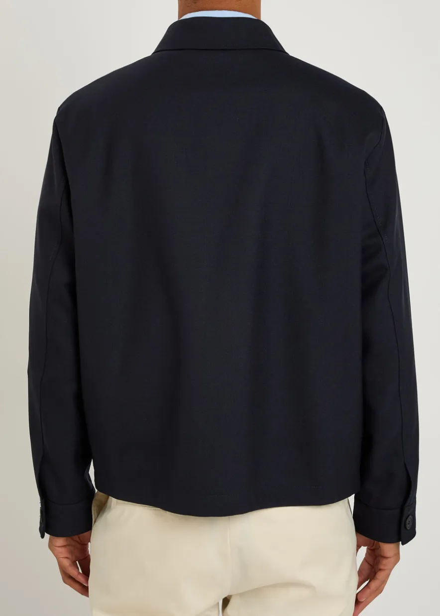 Wool overshirt