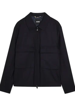 Wool overshirt