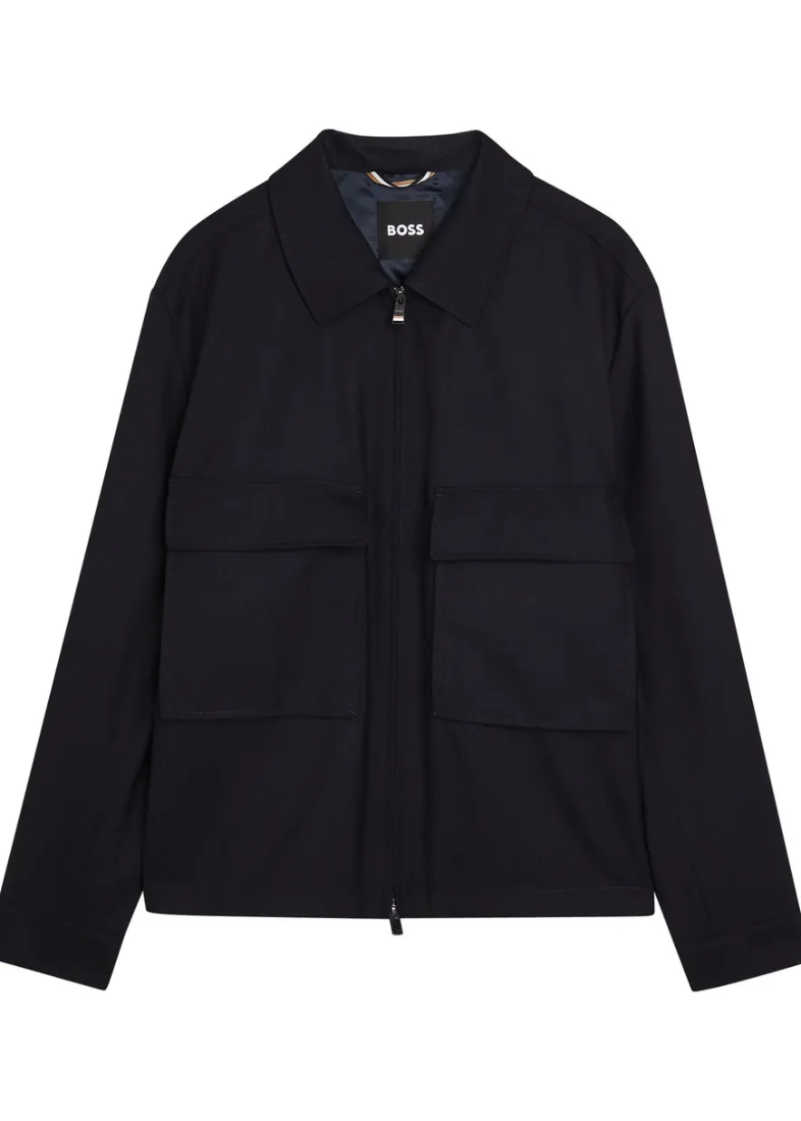 Wool overshirt