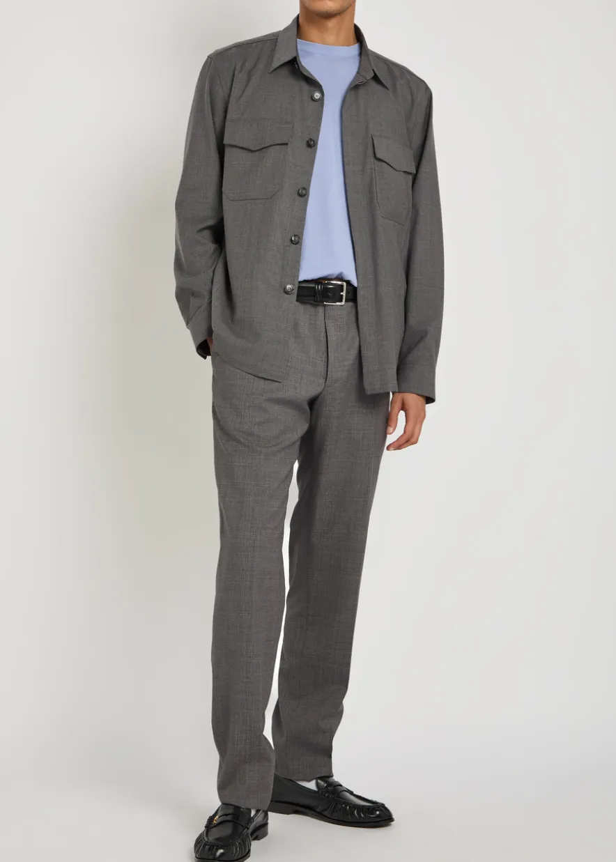 Wool overshirt