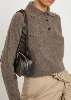 Wool polo jumper