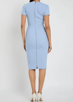 Woven midi dress
