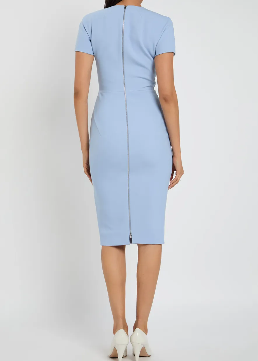 Woven midi dress