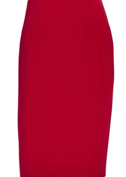 Woven midi skirt