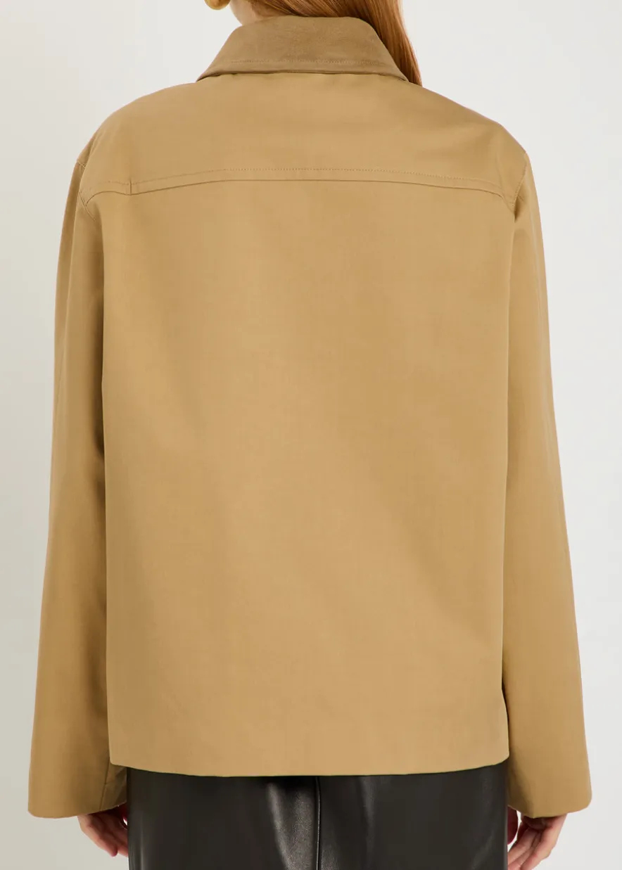 Wyatt suede and cotton jacket