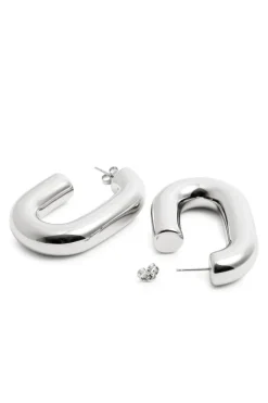 XL Link hoop earrings