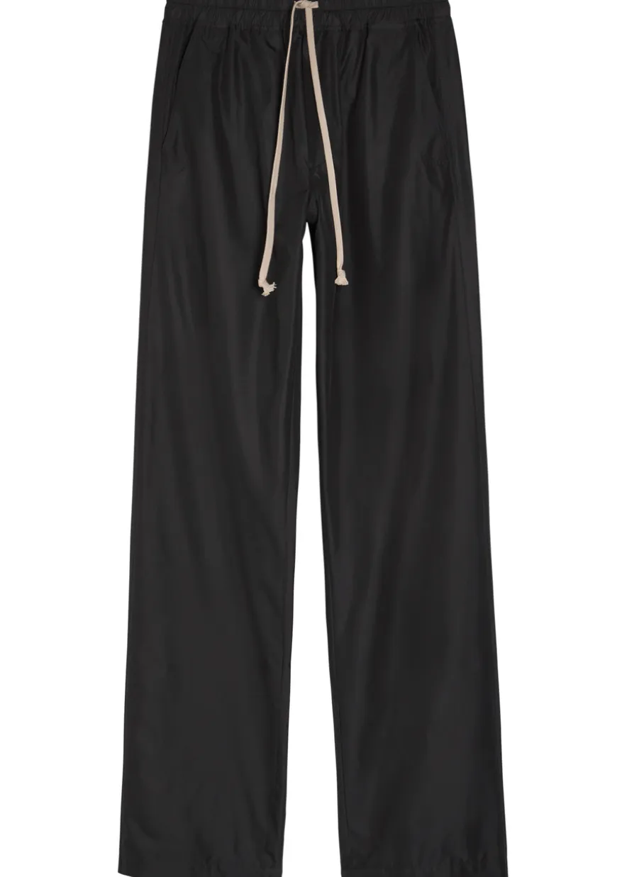 X Moncler logo-appliquéd drawstring shell trousers