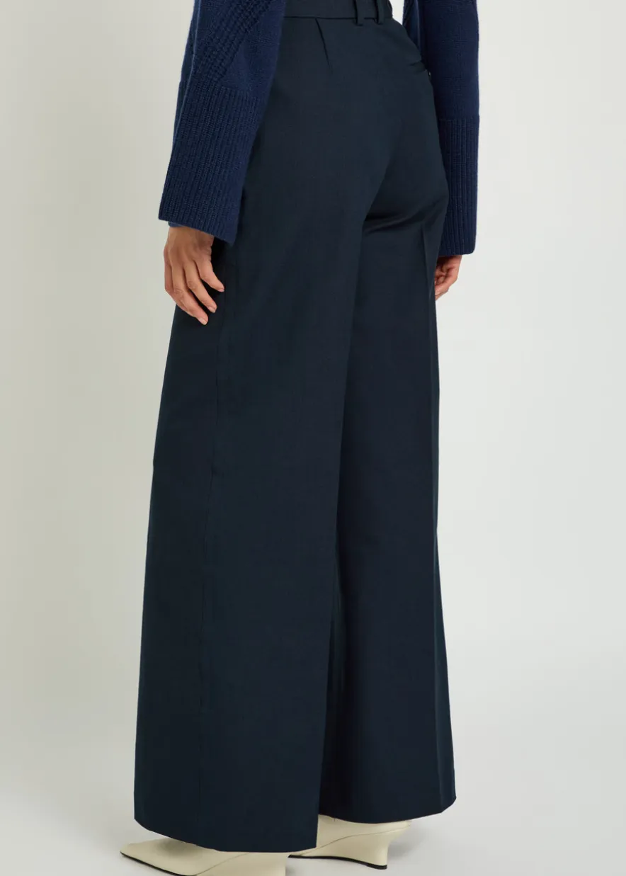 Yukio flared-leg trousers
