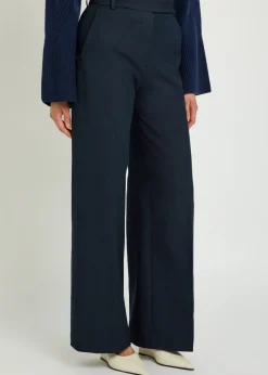 Yukio flared-leg trousers