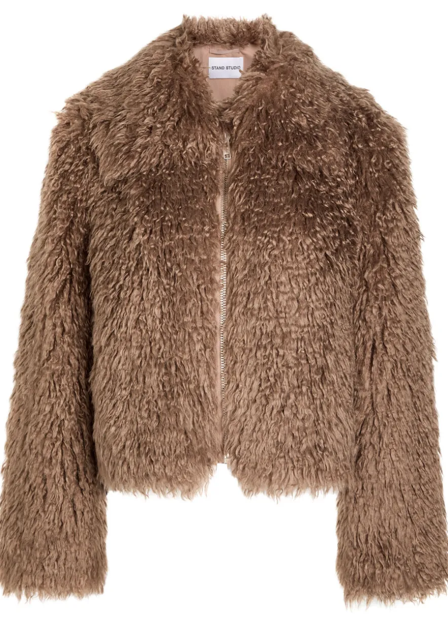 Zaylee faux fur jacket