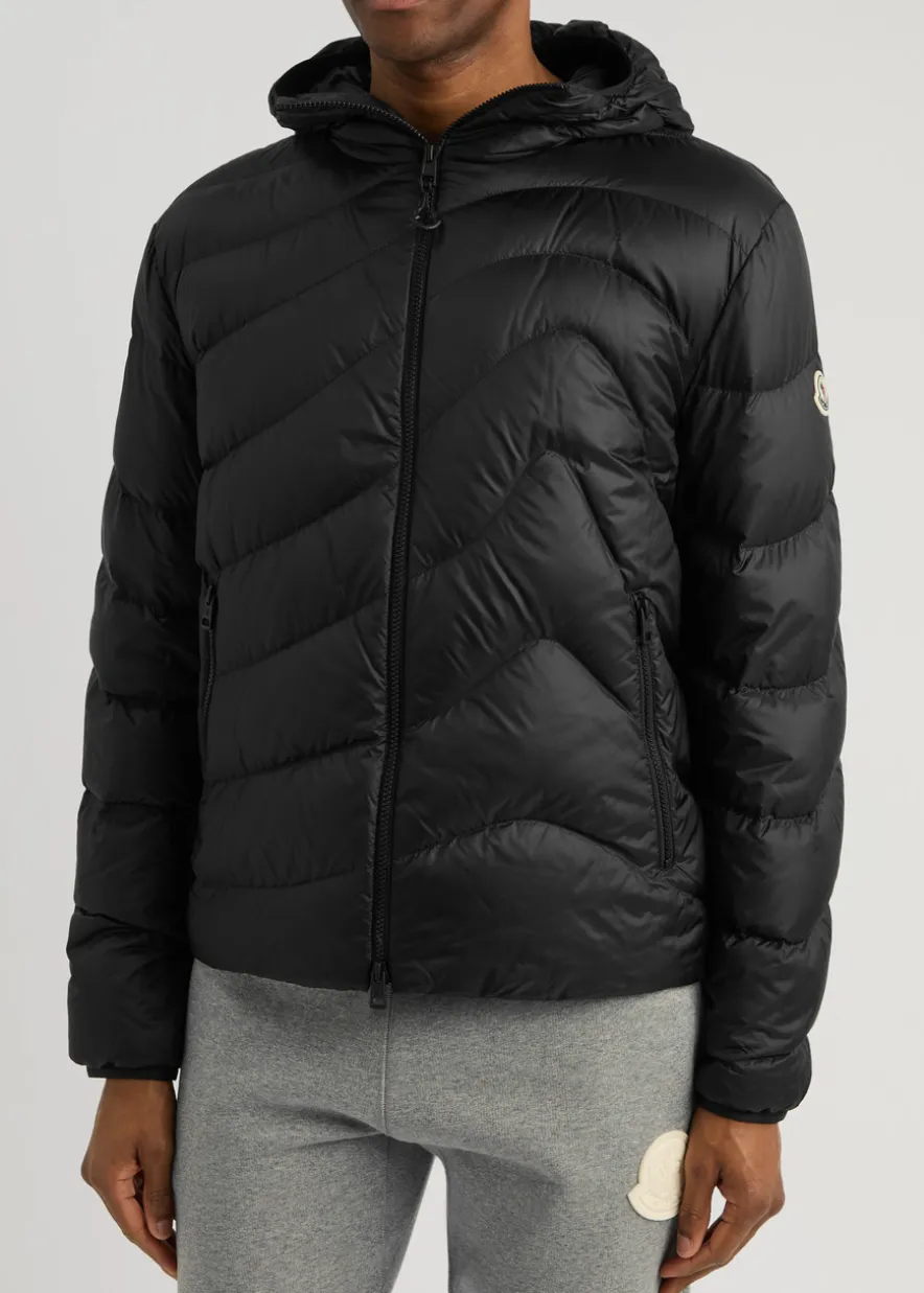 Zephyros quilted shell jacket