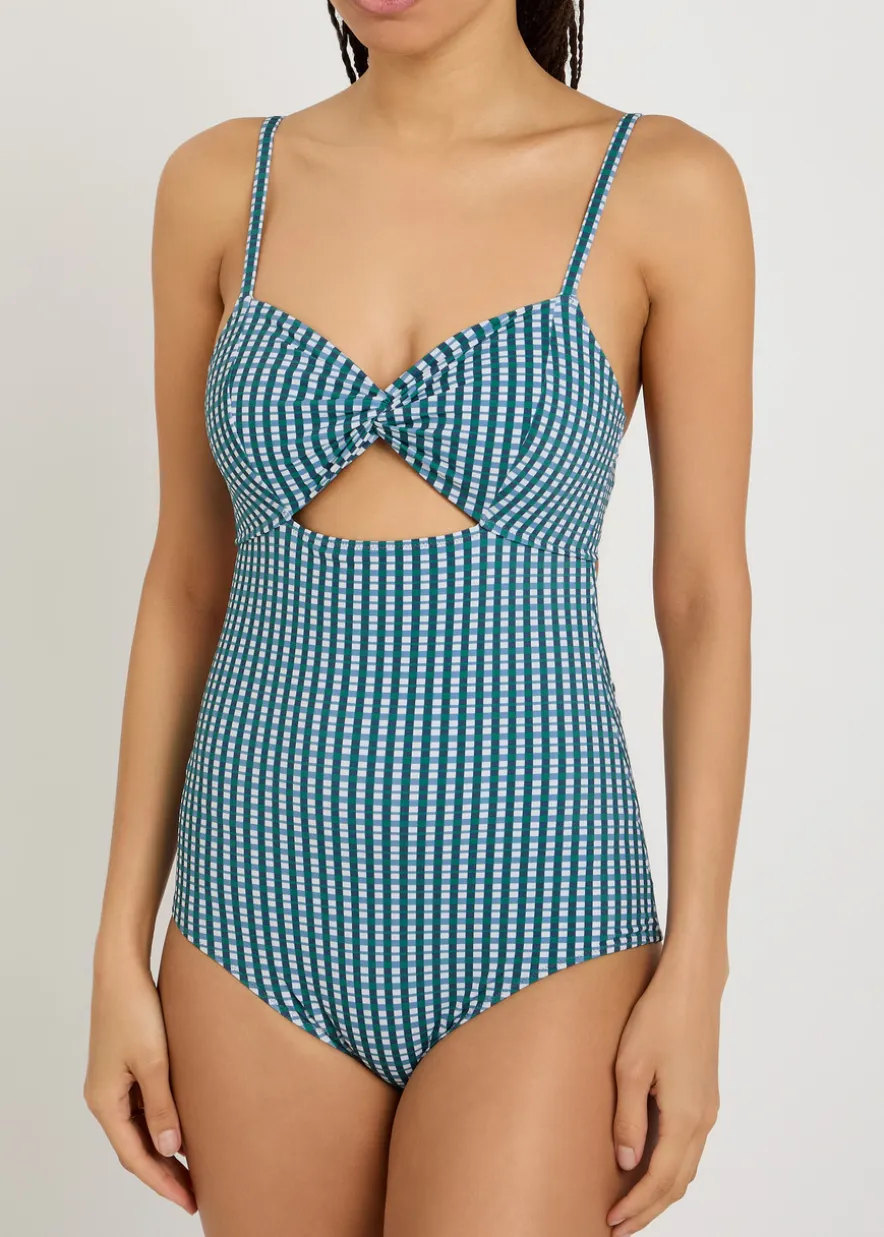Zoe gingham swimsuit